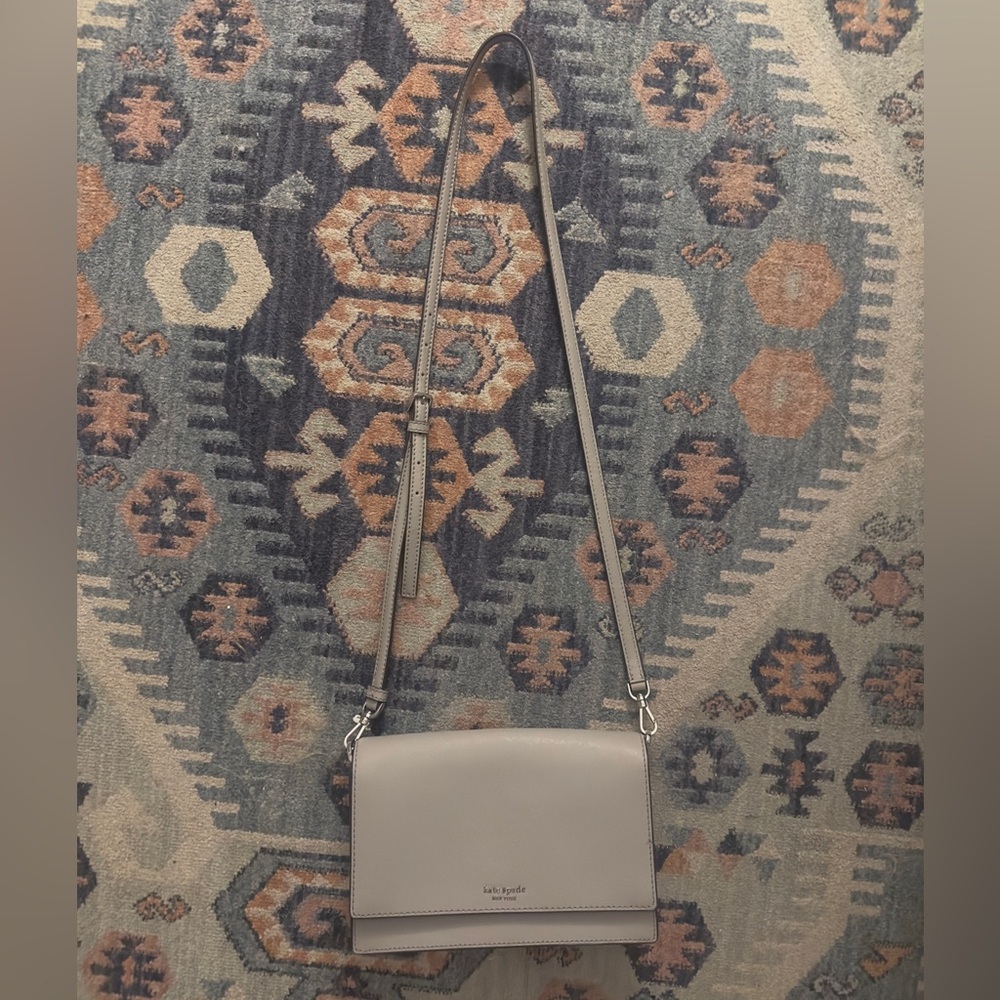 Kate Spade Light Gray Crossbody Bag